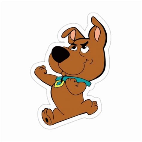 Scooby Scooby Doo Sticker - Scooby Scooby Doo Cute - Discover & Share GIFs