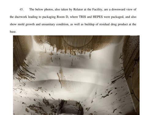 Mold infested air where Covid "vaccine" ingredients are made for Moderna and Pfizer