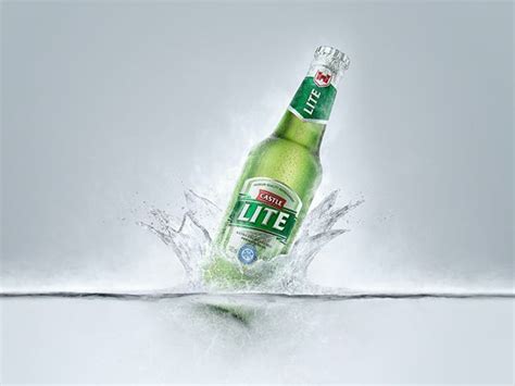 Castle Lite | Frozen Splash on Behance | Beer logo, Lite beer, Beer cake