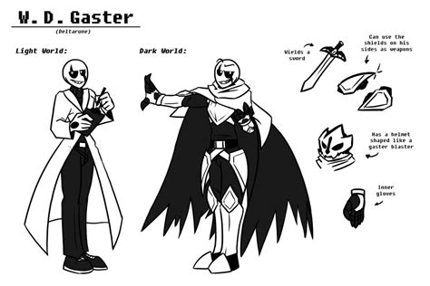 Deltarune - Gaster by Shnowbilicat on DeviantArt