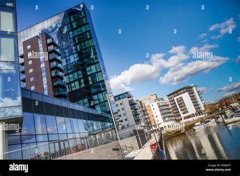 Ocean Village Marina Apartments in Southampton Stock Photo - Alamy