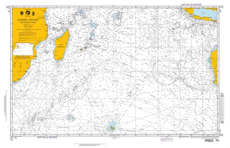 NGA Nautical Chart - 70 Indian Ocean-Southern Portion