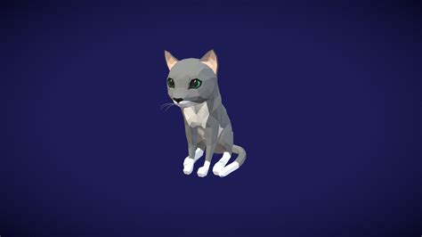 Low Poly Cat - 3D model by IndieCats [f43a414] - Sketchfab