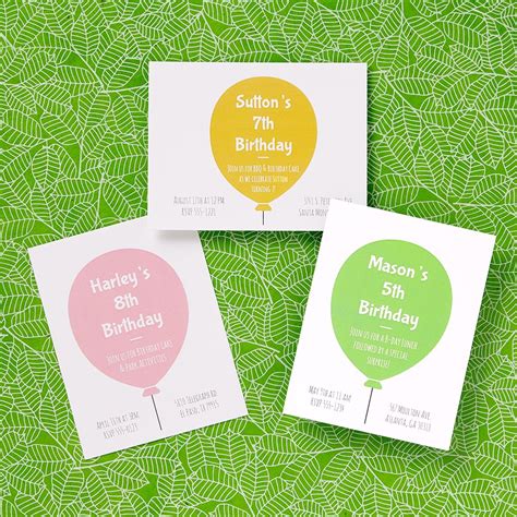 Avery | Labels, Cards, Dividers, Office Supplies & More | Birthday template, Balloon template ...