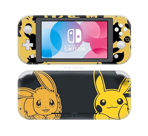 Yellow Pocket Monster Nintendo Switch Lite Skin Full Wrap - Etsy