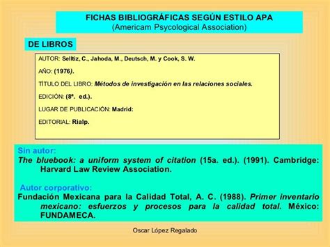 Que Datos Contiene Una Ficha Bibliografica - thetanmapa