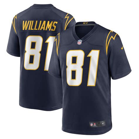 Men's Los Angeles Chargers Mike Williams Nike Navy Alternate Team Game ...