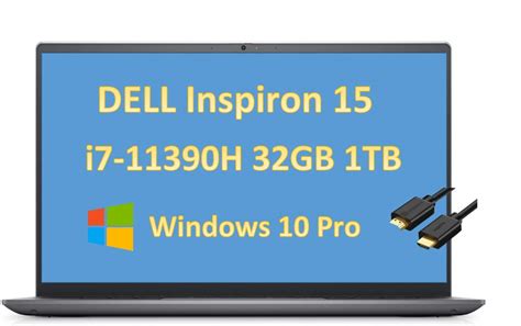 Dell Inspiron 5510 - Core i7-11390H · Xe Graphics G7 · 15.6”, Full HD ...