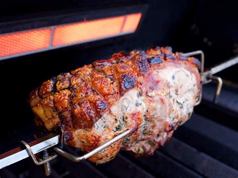 Rotisserie Leg of Pork Roast with Injection Brine and Herb Rub | Roast beef recipes, Pork leg ...