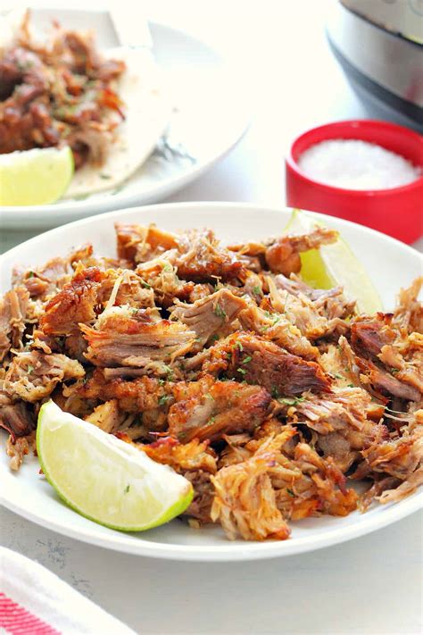 Easy Instant Pot Carnitas - Crunchy Creamy Sweet