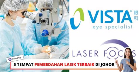 5 Tempat Pembedahan LASIK Terbaik di Johor 2023 | Dipercayai!