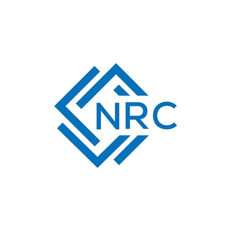 NRC letter logo design on white background. NRC creative circle letter ...