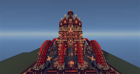 Evil Castle V2 : Dominating red and black.... hope you enjoy! : r/Minecraft