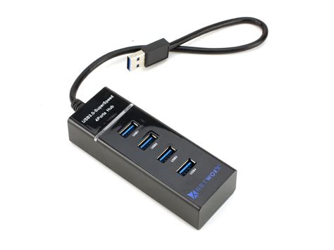 Kit - 4 Port USB 3.0 Hub w/ Extra Cables | Computer Cable Store