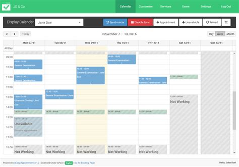 Easy Appointments : Free and Open source Appointment Scheduler for Windows, Mac-OSX and Linux ...