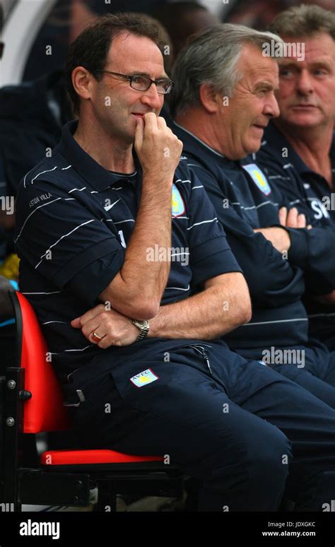 MARTIN O'NEILL ASTON VILLA FC MANAGER BRITAINNIA STADIUM STOKE ENGLAND 23 August 2008 Stock ...