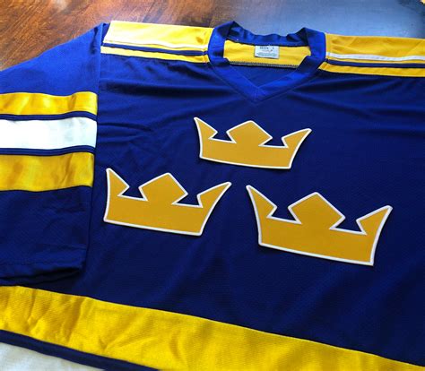 Team Sweden Hockey Jerseys We Customize With Player Name and - Etsy Australia