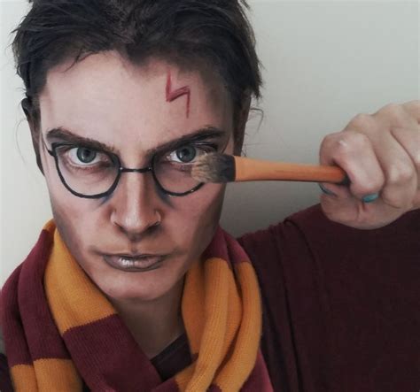 harry potter makeup / facepaint transformation - YouTube | Harry potter makeup, Harry potter ...