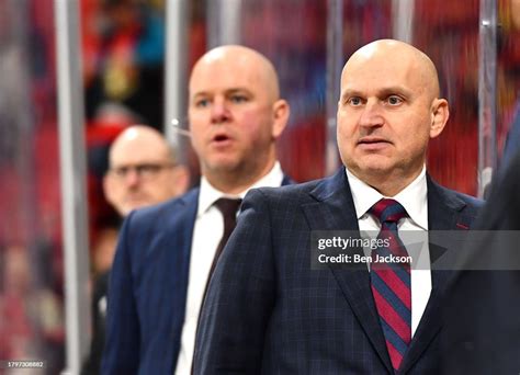 Head coach Derek Lalonde of the Detroit Red Wings looks on during the... News Photo - Getty Images