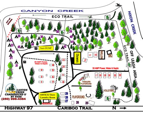 Sites - Canyon Creek Campground