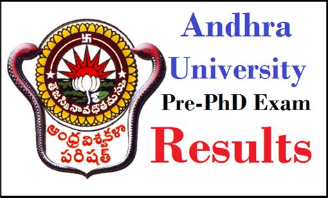 Andhra University Results: Pre-PhD Arts Commerce Science and Technology Exam Results Released