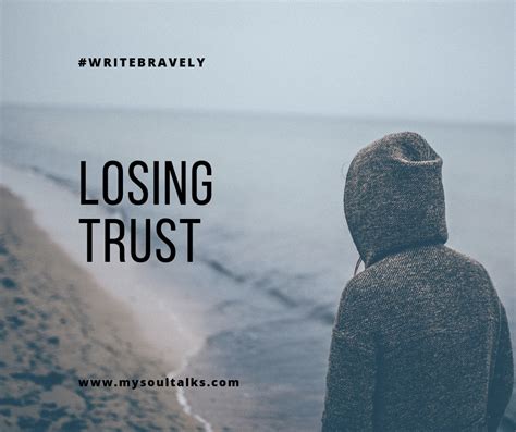 Losing Trust | #Writebravely