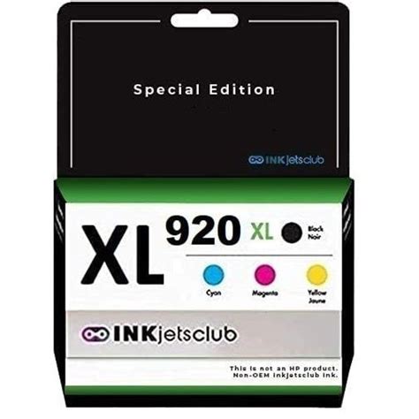 HP 920XL Ink Cartridges, Safe Performance|4 pack|InkjetsClubs