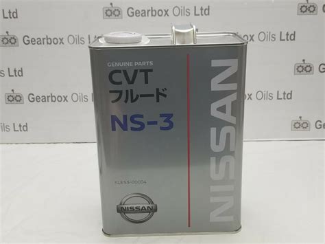 ONE LITRE LOOSE ONLY GENUINE NISSAN CVT AUTOMATIC GEARBOX OIL NS-3 CVT FLUID – GearboxOils