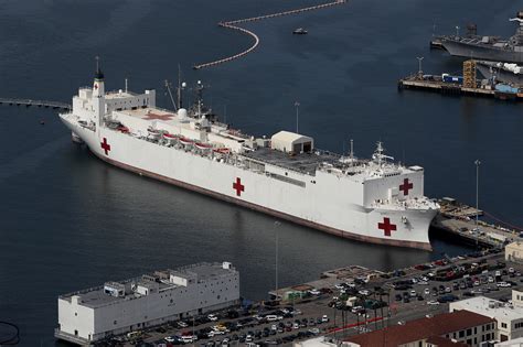 Navy Hospital Ship USNS Mercy Deployed to Los Angeles to Help ...