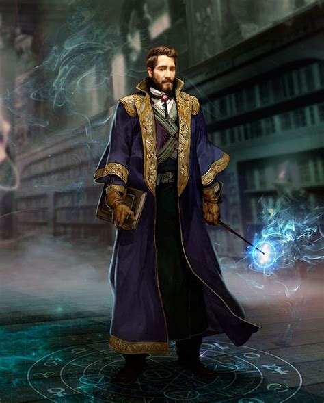 The Librarian, keeper of magical knowledge | Fantasy wizard, Character portraits, Concept art ...