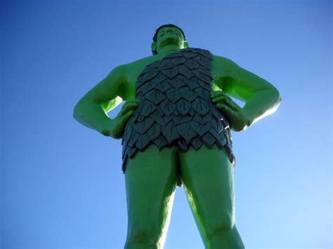 Jolly Green Giant Statue – Blue Earth, Minnesota | Atlas Obscura