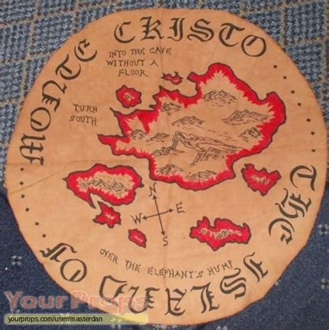 The Count of Monte Cristo Count of Monte Cristo Map replica movie prop