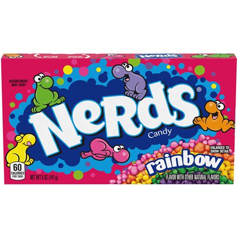 Nerds Rainbow Theater Box Candy, 5 oz - Walmart.com