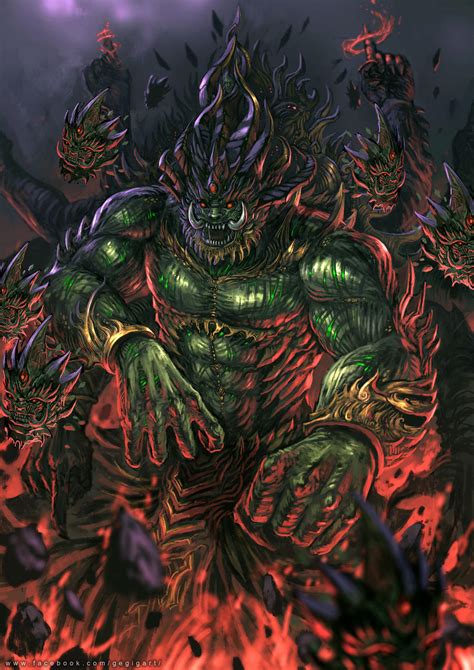 Tossakan ( Ravana ) by gegig on DeviantArt