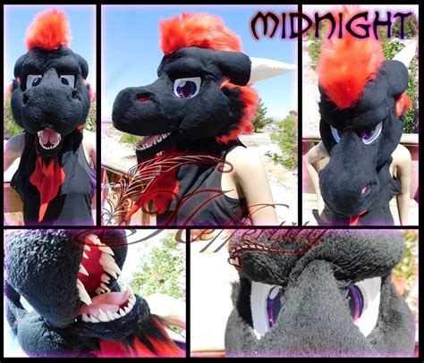 [P] Midnight Fursuit Head by Neffertity on DeviantArt