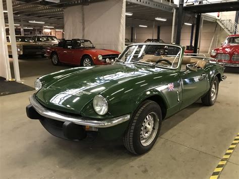 Triumph Spitfire 1500 1970 British Racing Green for sale at ERclassics