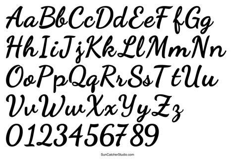 Free Printable Fonts - Printable Form, Templates and Letter