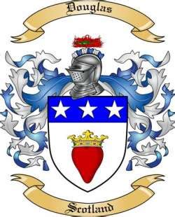 Douglas Family Crest from Scotland by The Tree Maker