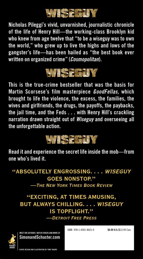 Wiseguy | Book by Nicholas Pileggi | Official Publisher Page | Simon ...