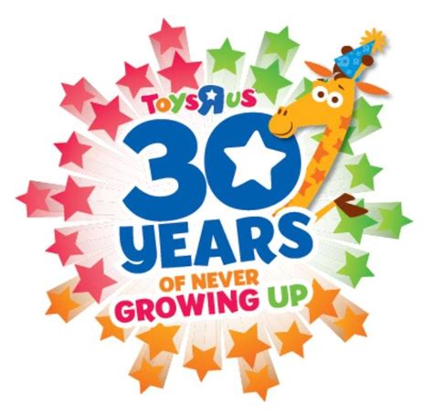 Toys R Us 30th Anniversary logo ... | Anniversary logo, ? logo, 30th ...