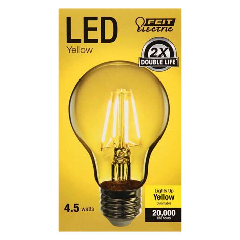Feit Electric A15 4.5-Watt LED Light Bulb - Yellow - Shop Light Bulbs at H-E-B