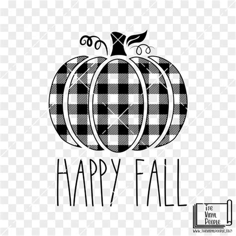 Happy Fall Plaid Vinyl Decal – TheVinylPeople