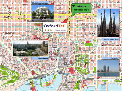 Barcelona tourism map | Barcelona tourist map, Barcelona map, Tourist map