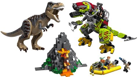 Jurassic World's T-Rex Fighting Mecha T-Rex Lego Set Reveal