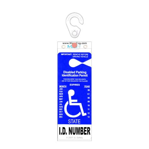 Handicap Parking Placard Holders – JL Safety