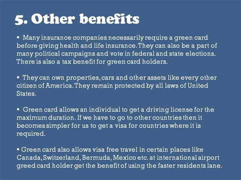 Benefits of Being a Green Card Holder - YouTube