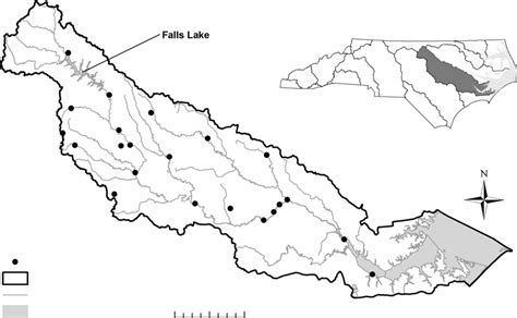 Neuse River basin map (USEPA, 2003b). | Download Scientific Diagram