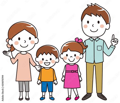 Family 4 People Clipart