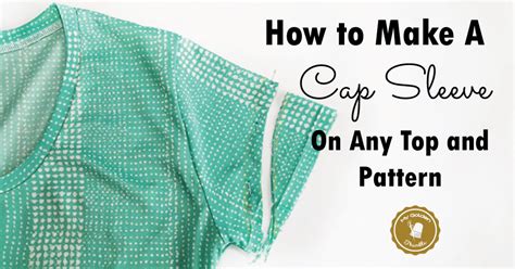 How to Draft a Cap Sleeve Pattern. Quick and Easy Tutorial. - My Golden Thimble