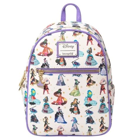 LOUNGEFLY DISNEY PRINCESSES Dress Mini Backpack Jasmine Mulan Aurora Moana NEW $79.99 - PicClick